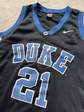 VTG 90s Nike Duke Blue Devils Basketball Jersey Blank 21